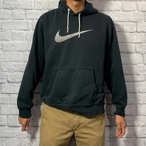 Vintage nike embroidered swoosh hoodie